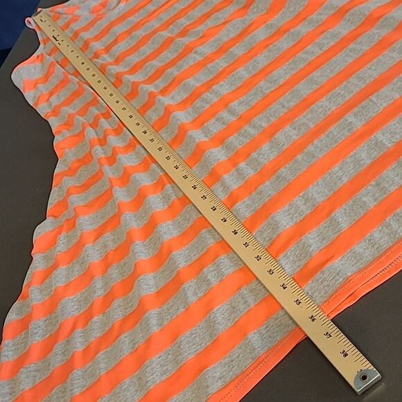 Tiana B. Gray and Neon Striped Dress - Picture 6 of 11